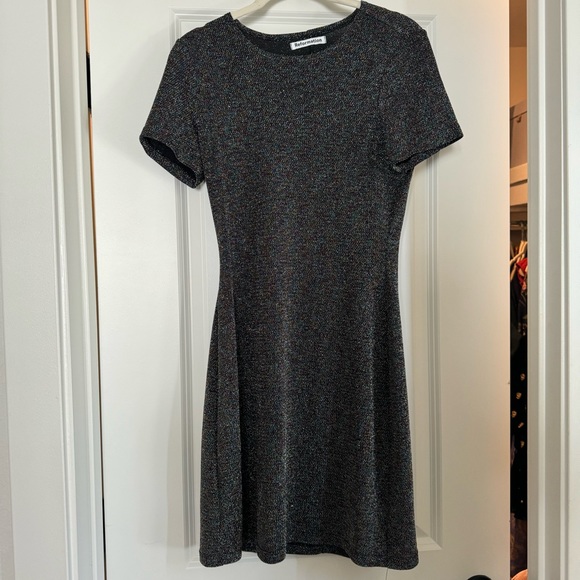 Reformation Amina Dress in rainbow sparkle - Picture 1 of 4